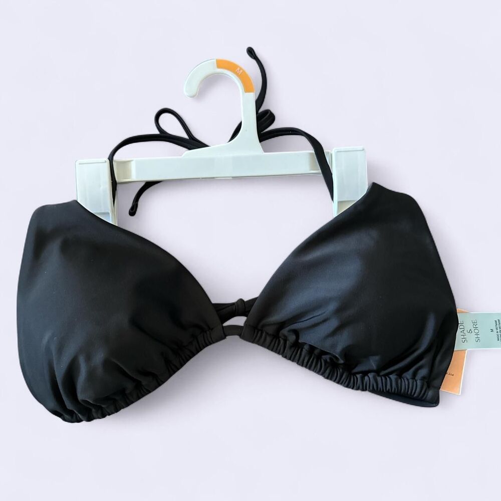 Shade & Shore Women's Black Bikini Top - Picture 4 of 5